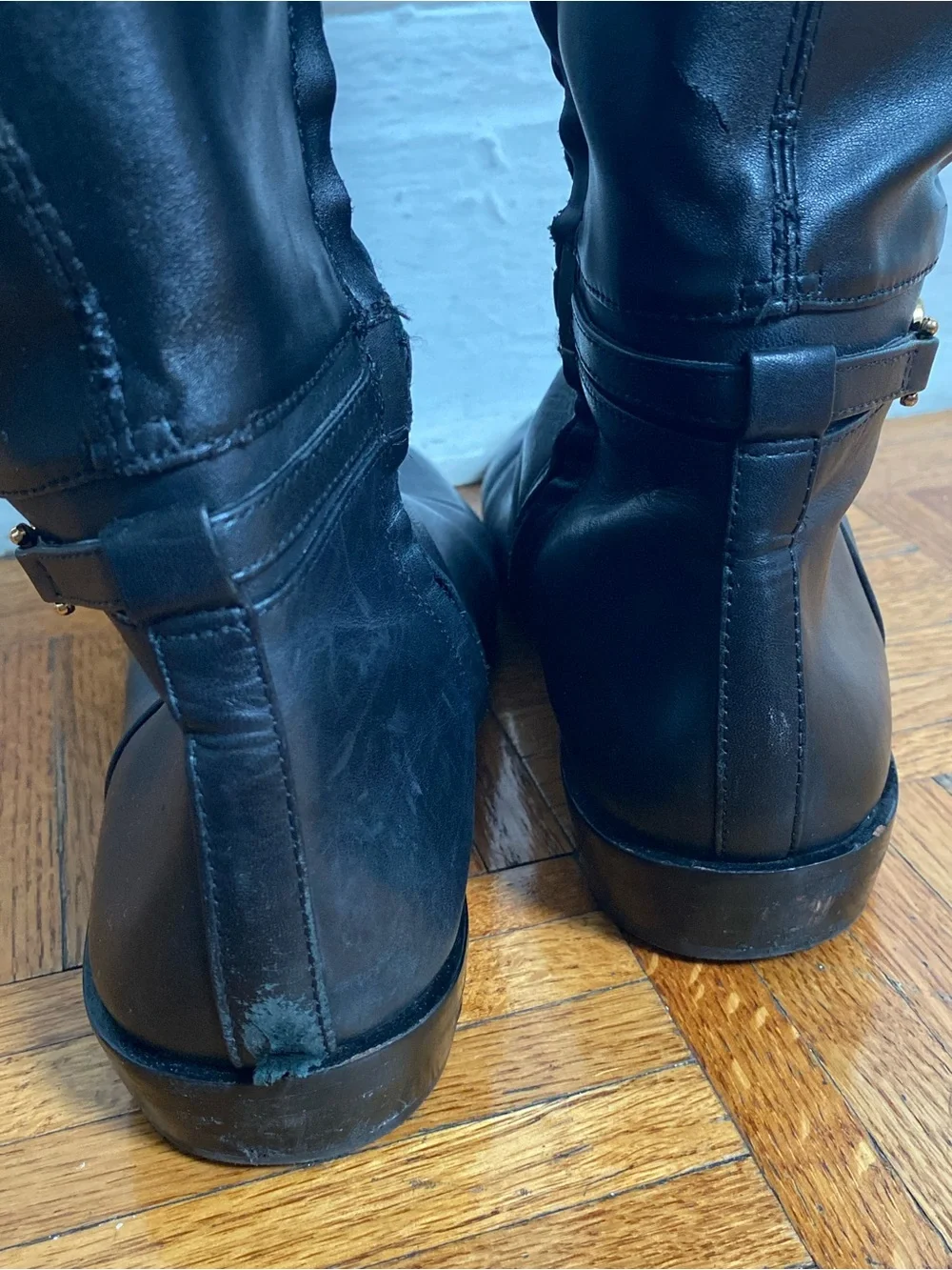 Minimalist Sam Edelman Riding Knee-High Leather Boots